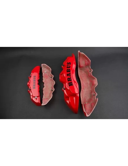  - Mercedes-Benz - Fiberglass red Brabus style brake caliper covers for Mercedes-Benz G-Class W463 - 4 - Buy fiberglass red Brab