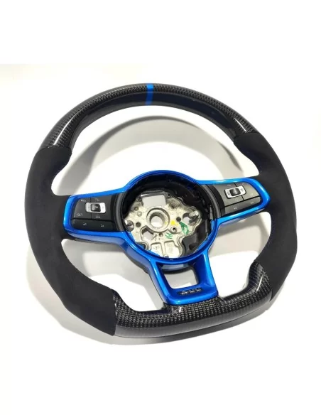  - Steering Wheels - 大众高尔夫 捷达 MK7 A7 碳阿尔坎塔拉方向盘 - 3 - 为您的大众高尔夫或捷达 MK7 A7 配备碳阿尔坎塔拉方向盘。将豪华与顶级性能完美结合，带来无与伦比的驾驶感受！✅