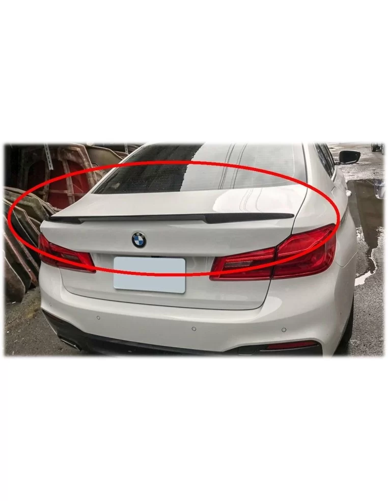  - BMW - BMW G30 2017+ Carbon Heckspoiler - 1 - Rüsten Sie Ihren BMW G30 mit diesem eleganten Carbon-Heckspoiler auf, der die Ae