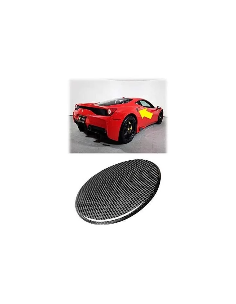  - Ferrari - Ferrari 488 Fuel cap carbon cover - 1 - Upgrade your Ferrari 488 with a sleek carbon fuel cap cover, combining styl