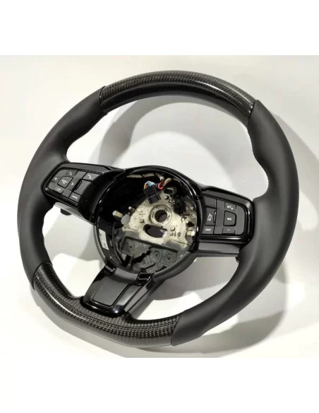  - Steering Wheels - Jaguar F-Type XF Steering Wheel Carbon Leather - 2 - Elevate your Jaguar F-Type or XF with our Carbon Leath