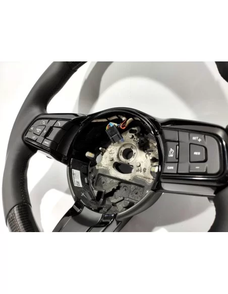  - Steering Wheels - Jaguar F-Type XF Steering Wheel Carbon Leather - 4 - Elevate your Jaguar F-Type or XF with our Carbon Leath