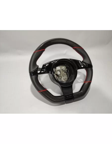  - Steering Wheels - Porsche 911 997 Boxter Cayman 991 Steering Wheel Carbon Leather - 3 - Elevate your driving experience with 