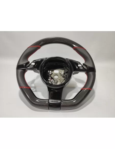  - Steering Wheels - 保时捷 911 997 Boxter Cayman 991 碳皮方向盘 - 8 - 保时捷 911 997 Boxster Cayman 991 方向盘由奢华碳纤维皮革制成，时尚舒适，提升您的驾驶体验！✉️✏