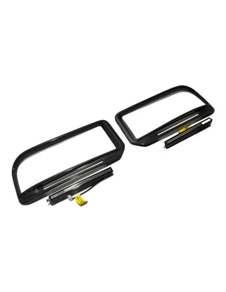  - Mercedes Benz - Сarbon fiber Frontstoßstange Rahmen Einsätze mit led Lichter Widestar Brabus für Mercedes-Benz W463A G... - 2