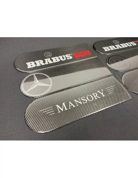  - Logos & Emblems - Carbon fiber rear spare wheel plate's emblem insertion for Mercedes-Benz W463 G-Class - 6 - Buy the Carbon 