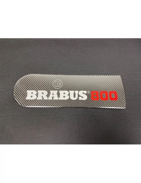  - logo & Emblems - Badge en fibre de carbone emblème logo pour roue de secours arrière BRABUS 800 Mercedes-Benz W463A W464 G-Cl