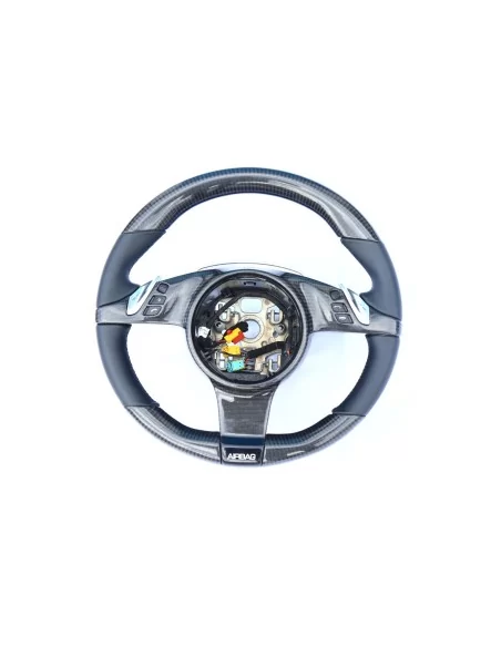  - Steering Wheels - 保时捷卡宴碳纤维真皮方向盘 - 1 - 这款高级碳纤维真皮方向盘可提升您的保时捷卡宴的档次，集豪华与性能于一身，为您带来非凡的驾驶体验！✉️✏️