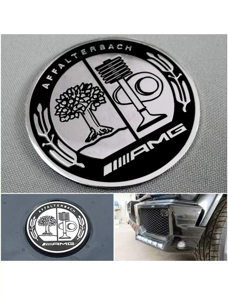  - logo & Emblems - Metalowa plakietka z logo AMG Affalterbach Style dla samochodów Mercedes-Benz - 1 - Kup metaliczną plakietkę