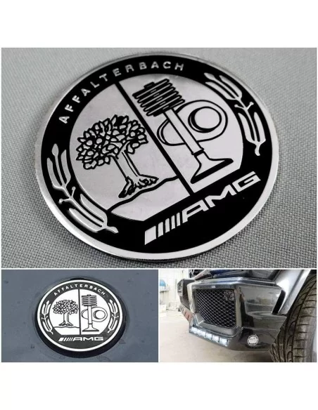  - logo & Emblems - Badge metallico con logo AMG Affalterbach Style per auto Mercedes-Benz - 5 - Acquista il logo metallizzato A