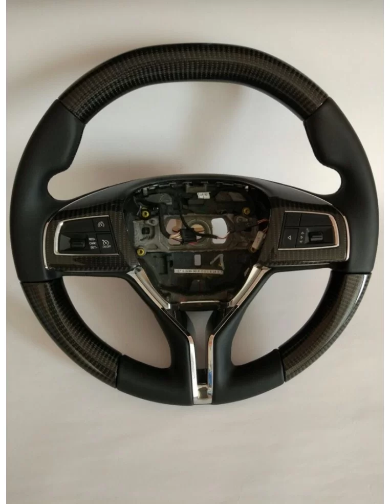  - Steering Wheels - Maserati Ghibli Levante Quattroporte Steering Wheel Carbon Leather - 1 - Upgrade your Maserati Ghibli, Leva