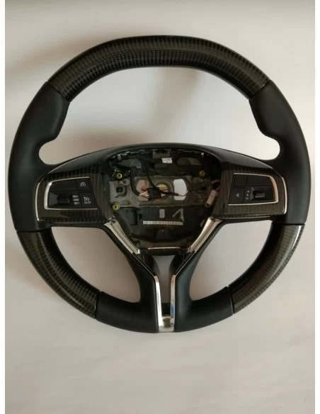  - Steering Wheels - 玛莎拉蒂 Ghibli Levante Quattroporte 碳皮方向盘 - 1 - 使用我们的优质碳纤维真皮方向盘升级您的玛莎拉蒂 Ghibli、Levante 或 Quattroporte。时尚驾驶--立即