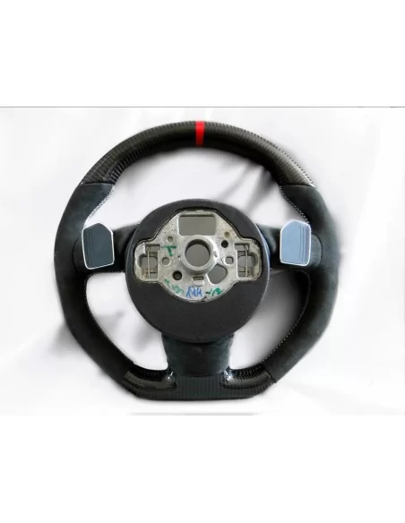  - Steering Wheels - 奥迪 A6 S6 A7 S7 A8 S8 碳阿尔坎塔拉方向盘 - 2 - 在 Tuneverse 购买奥迪 A6 S6 A7 S7 A8 S8 碳阿尔坎塔拉方向盘！升级您车辆的内饰，让它更时尚、更舒适--现在就订购