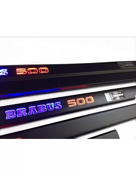  - Mercedes-Benz - Metallic Brabus 500 LED Illuminated Door Sills for Mercedes-Benz W463 - 4 - Buy metallic Brabus 500 LED illum