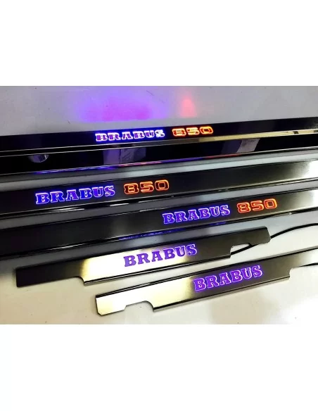  - Mercedes-Benz - Metallic Brabus 850 LED Illuminated Door Sills for Mercedes-Benz G-Wagon W463 - 4 - Buy metallic Brabus 850 L