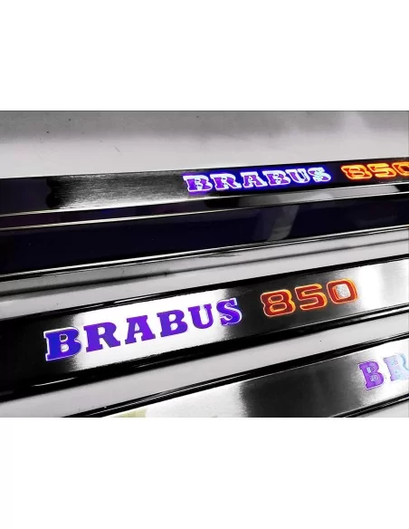  - Mercedes Benz - Metallic Brabus 850 LED beleuchtete Einstiegsleisten für Mercedes-Benz G-Wagon W463 - 5 - Kaufen Sie metallis