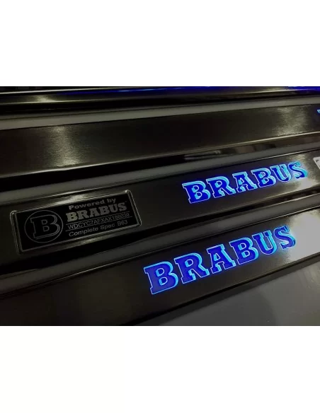  - Mercedes-Benz - Metallic Brabus B63 LED Illuminated Door Sills for Mercedes-Benz G-Wagon W463 5 pcs - 5 - Buy metallic Brabus