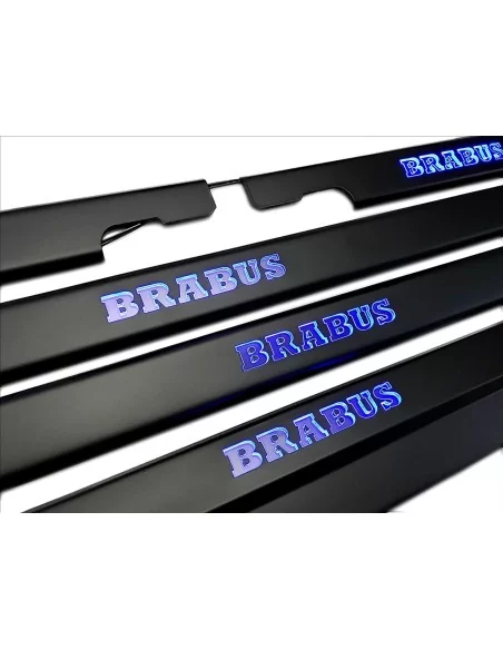  - Mercedes-Benz - Metallic Brabus Black Matte LED Illuminated Door Sills for Mercedes-Benz W463 - 4 - Buy metallic Brabus black