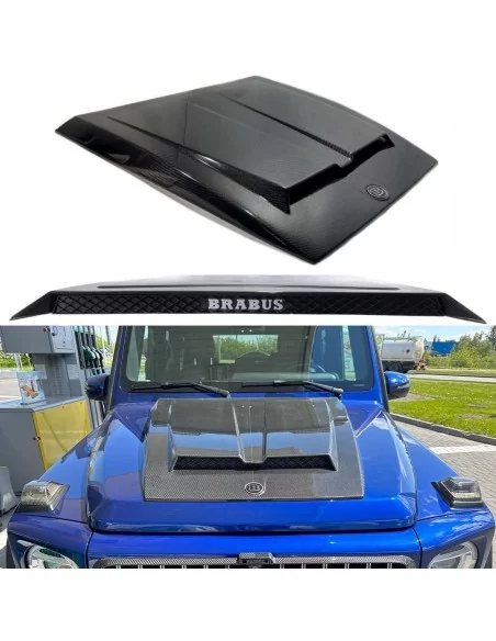  - Mercedes Benz - Fibra de carbono Brabus capó scoop + insignia para Mercedes Benz W463A Clase G G-Wagon - 1 - Actualice su Mer