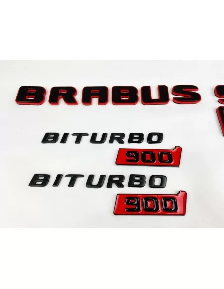  - Logos & Emblems - Metallic Brabus Rocket G900 style emblem badges set for Mercedes-Benz W463A W464 G-Class - 4 - Buy Metallic