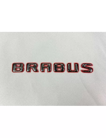  - logo & Emblems - Brabus ROCKET Style Emblem Logo rot metallic mit Carbon für Mercedes-Benz W463A W464 G-Klasse - 6 - Brabus R