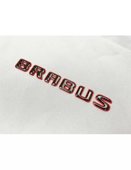  - logo & Emblems - Brabus ROCKET Style Emblem Logo rot metallic mit Carbon für Mercedes-Benz W463A W464 G-Klasse - 9 - Brabus R