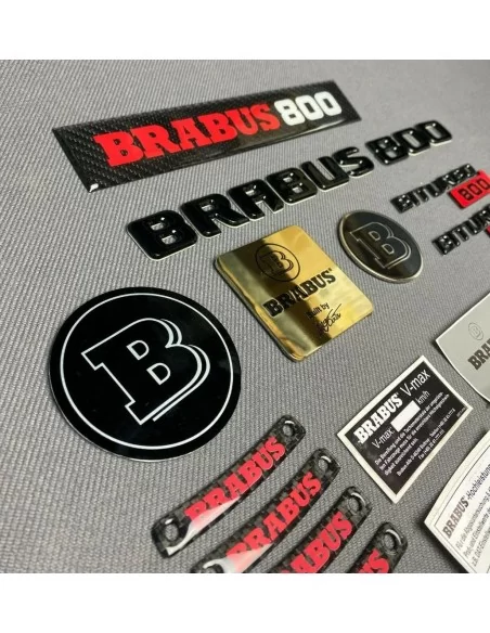  - logo & Emblems - Brabus 800 Plaketten Aufkleber Embleme Logo Set für Mercedes-Benz W463 G-Klasse - 2 - Holen Sie sich die Bra