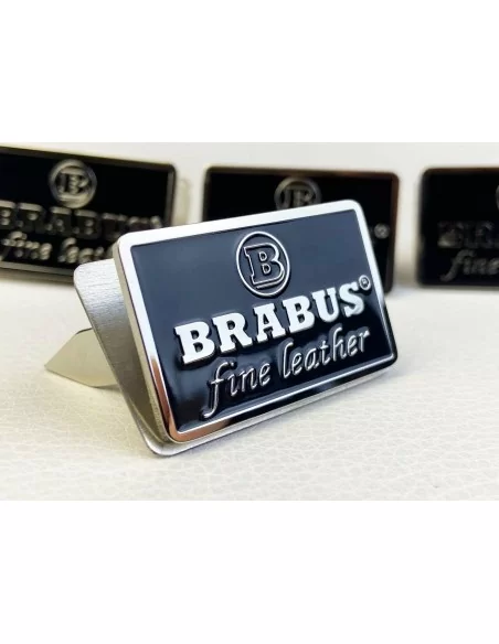  - Logos & Emblems - 适用于梅赛德斯-奔驰 W463 G 级轿车的 Metallic Brabus Fine Leather 黑色座椅徽章徽标套件 - 5 - 为您的梅赛德斯-奔驰 W463 G 级轿车配备金属质感的 Brabus 黑色