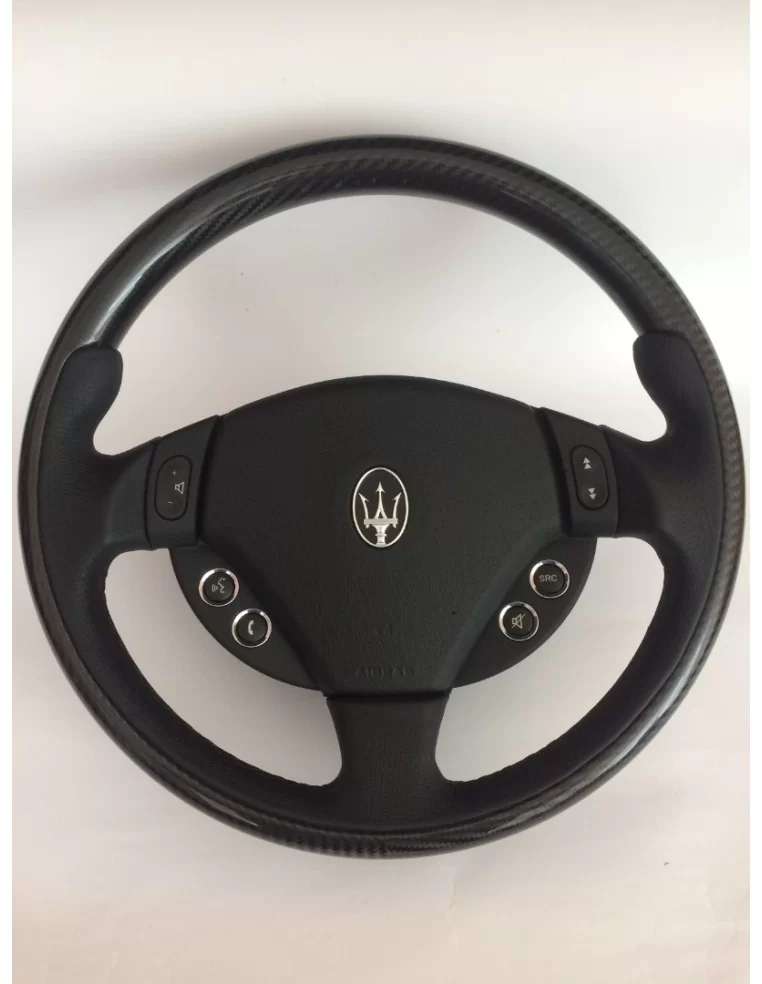  - Steering Wheels - Maserati Ghibli Levante Quattroporte Kierownica ze skóry węglowej - 1 - Maserati Ghibli Levante Quattroport