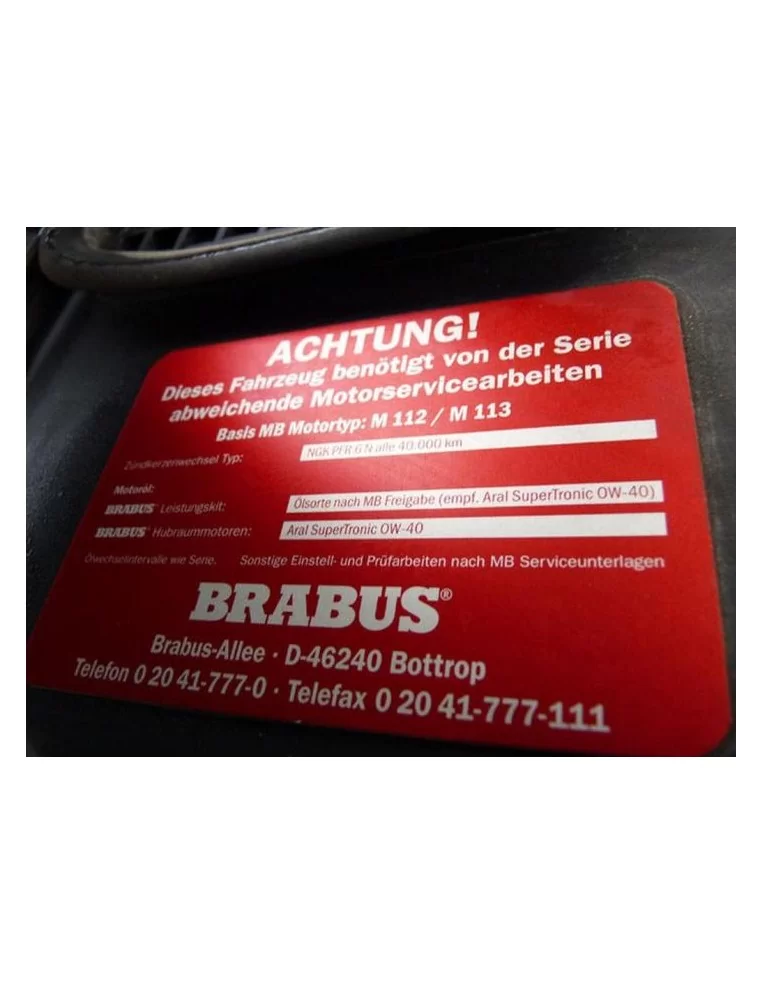  - Mercedes Benz - Moteur à plaques pour Brabus - 1 - Améliorez votre Brabus avec notre moteur à plaques de haute qualité, conçu