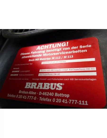  - Mercedes Benz - Plattenmotor für Brabus - 1 - Verbessern Sie Ihren Brabus mit unserem hochwertigen Plattenmotor, der für opti