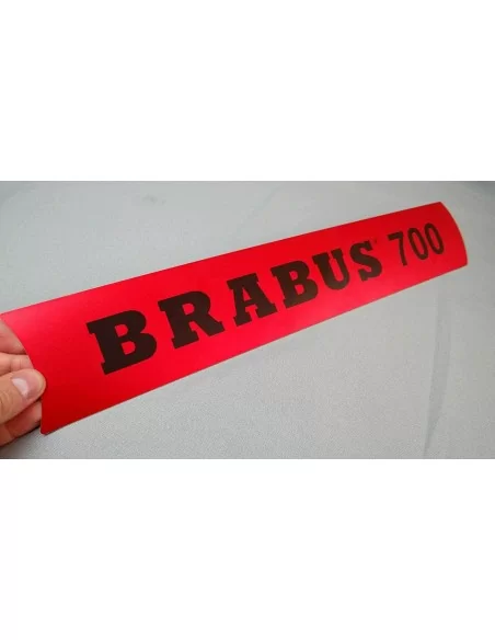  - logo & Emblems - Brabus 700 Motorabdeckung rot Abzeichen Emblem Aufkleber für Mercedes-Benz W463 - 6 - Veredeln Sie Ihren Mer