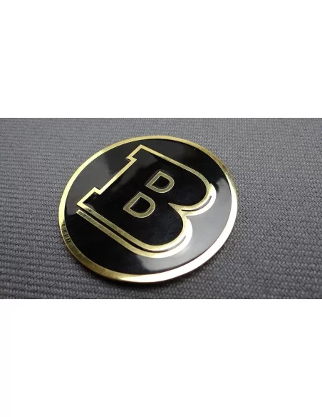  - logo & Emblems - Brabus Stil Motorhaube Schaufel Motorhaube einzigartige goldene Emblem für Mercedes W463 G-Klasse - 3 - Rüst