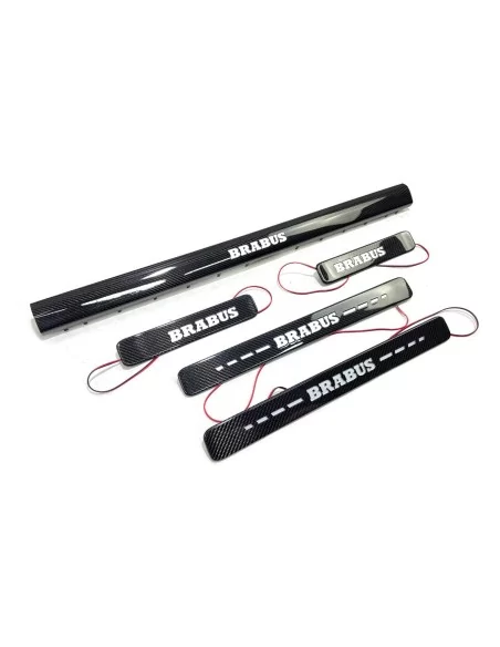  - Mercedes-Benz - Carbon fiber LED Illuminated Brabus Door Sills 5 pcs for Mercedes-Benz W463A W464 G-Class - 4 - Add elegance 