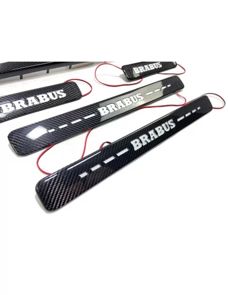  - Mercedes-Benz - Carbon fiber LED Illuminated Brabus Door Sills 5 pcs for Mercedes-Benz W463A W464 G-Class - 7 - Add elegance 