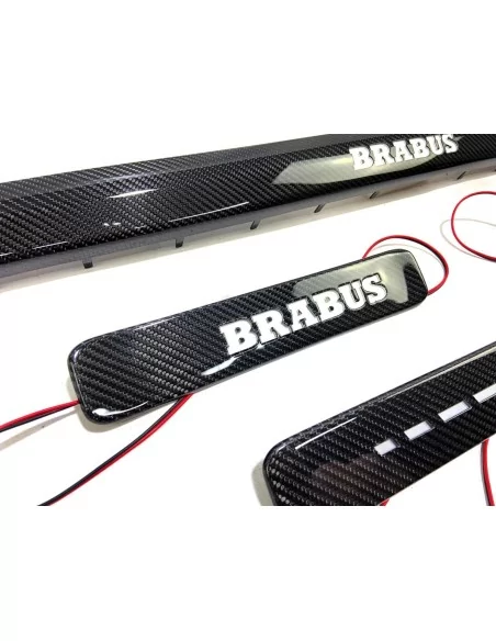  - Mercedes-Benz - Carbon fiber LED Illuminated Brabus Door Sills 5 pcs for Mercedes-Benz W463A W464 G-Class - 8 - Add elegance 