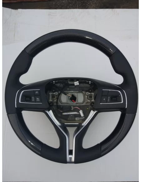  - Steering Wheels - Maserati Ghibli Levante Quattroporte Steering Wheel Carbon Leather - 1 - Upgrade your ride with our Maserat