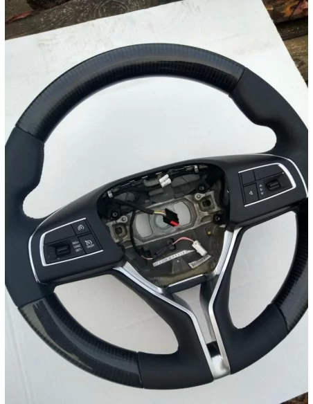  - Steering Wheels - Maserati Ghibli Levante Quattroporte Steering Wheel Carbon Leather - 2 - Upgrade your ride with our Maserat