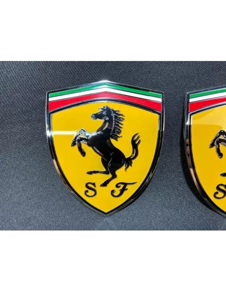  - Logos & Emblems - for Ferrari 360 Modena Yellow side pillar Metallic Emblems Badges set 65921900 - 4 - Enhance your Ferrari 3