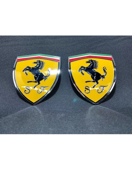  - Logos & Emblems - for Ferrari 360 Modena Yellow side pillar Metallic Emblems Badges set 65921900 - 7 - Enhance your Ferrari 3