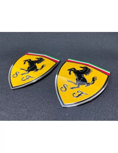  - Logos & Emblems - for Ferrari 360 Modena Yellow side pillar Metallic Emblems Badges set 65921900 - 8 - Enhance your Ferrari 3