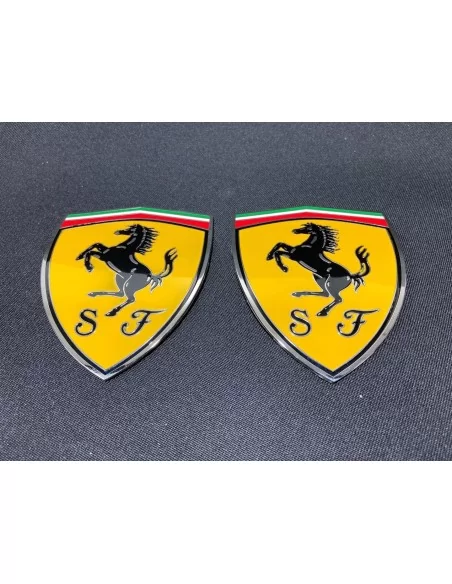  - Logos & Emblems - for Ferrari 360 Modena Yellow side pillar Metallic Emblems Badges set 65921900 - 9 - Enhance your Ferrari 3