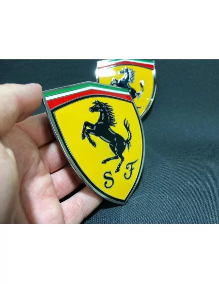  - Logos & Emblems - for Ferrari 360 Modena Yellow side pillar Metallic Emblems Badges set 65921900 - 11 - Enhance your Ferrari 