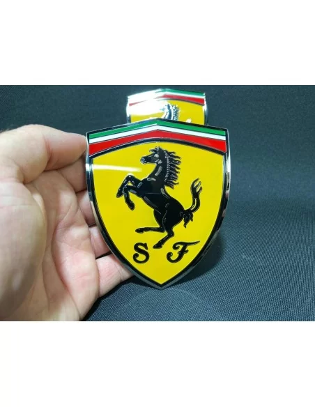  - Logos & Emblems - for Ferrari 360 Modena Yellow side pillar Metallic Emblems Badges set 65921900 - 12 - Enhance your Ferrari 