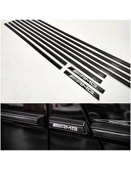  - Mercedes-Benz - Carbon fiber side mouldings insertions AMG Brabus for 3-door Mercedes-Benz W463 G-Class - 2 - Buy carbon side