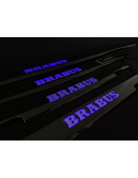  - Mercedes-Benz - Carbon fiber LED Illuminated Brabus Door Sills 4 pcs for Mercedes-Benz G W463 - 1 - Buy carbon LED illuminate