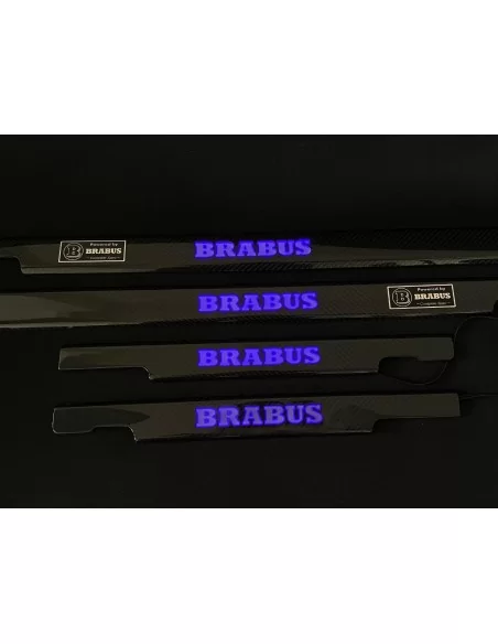  - Mercedes-Benz - Carbon fiber LED Illuminated Brabus Door Sills 4 pcs for Mercedes-Benz G W463 - 3 - Buy carbon LED illuminate