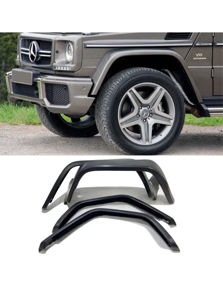  - Mercedes Benz - AMG Kotflügelverbreiterungen 12cm für Mercedes-Benz W463 G-Wagon ABS-Kunststoff - 1 - AMG Kotflügelverbreiter