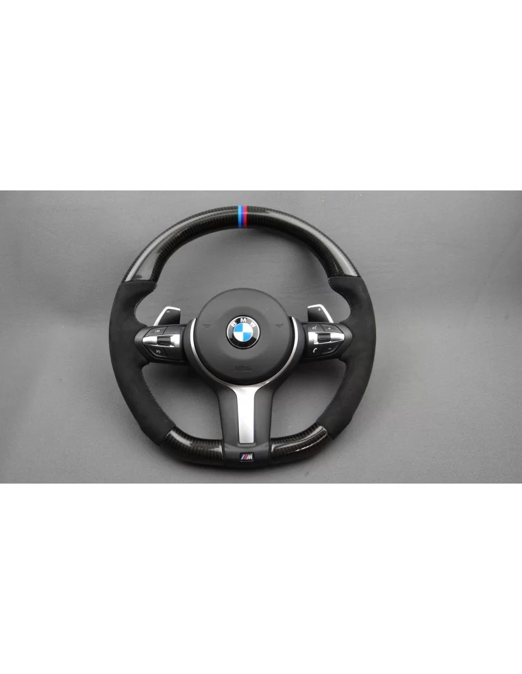  - Steering Wheels - 宝马 F30 F15 F16 碳阿尔坎塔拉方向盘 - 1 - 从 Tuneverse 购买宝马 F30 F15 F16 碳阿尔坎塔拉方向盘！今天就提升您的驾驶体验！✨