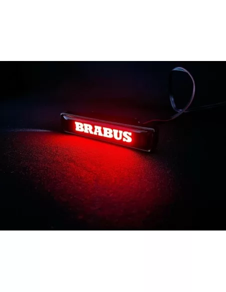  - Logos & Emblems - Brabus LED grille red badge emblem logo for Mercedes W463 G Wagon G63 G500 G55 - 4 - Illuminate your Merced